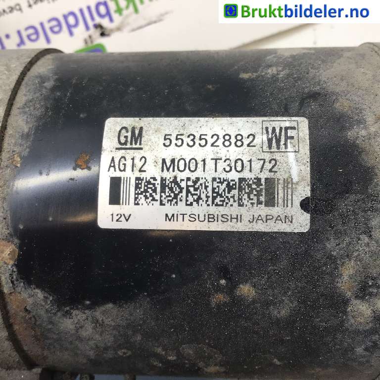 Starter diesel til Opel Insignia A 2009-2014  (OPEL|55352882|M001T30172|)