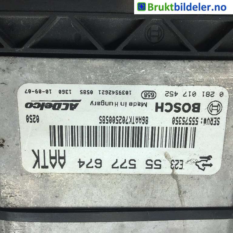 Styreenhet motor til Opel Insignia A 2009-2014  (OPEL|55 577 674|0 281 017 452|)