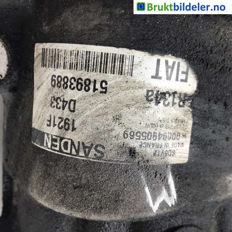 Aircondition kompressor til Opel Combo D 2012-2018 (OPEL|51893889|00094905569|1921F D433)