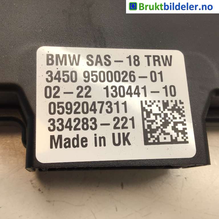 Styreenhet antispinn til BMW i4 2021-->> (G26) (G26) (BMW IX4|34 50 9 500 026|0592047311334283-221|)