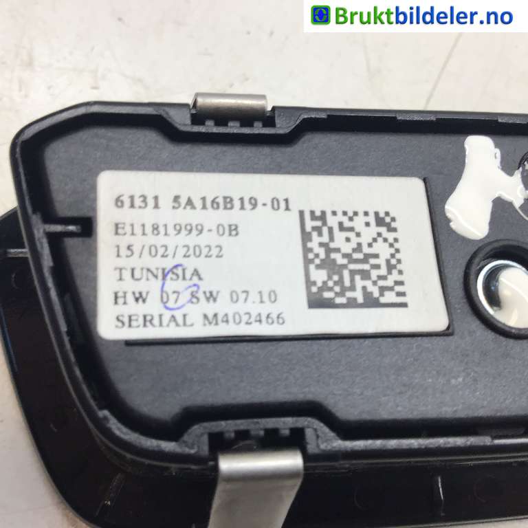 Bryter lys til BMW i4 2021-->> (G26) (G26) (BMW IX4|61 31 5 A16 B19|E1181999-0B|)
