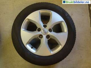 Hjulsett aluminium sommer til Kia e-Soul,   (KIA|PIRELLI|6.5JX16 ET48 5X114.3|52910-A4100)