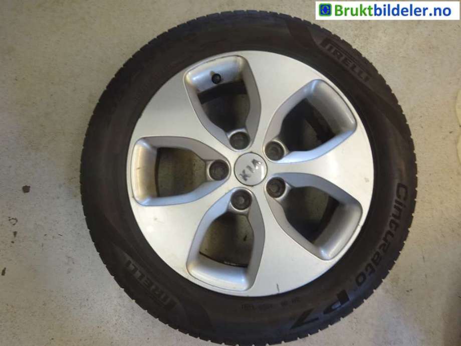 Hjulsett aluminium sommer til Kia e-Soul 2019-->> (Type III)  (KIA|PIRELLI|6.5JX16 ET48 5X114.3|52910-A4100)