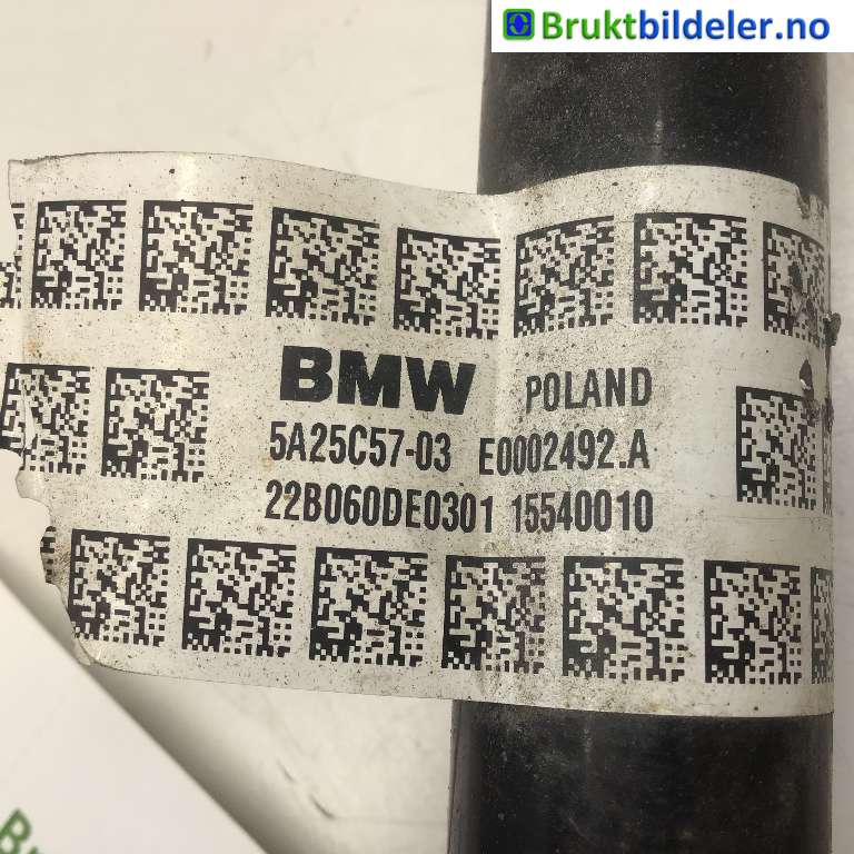 Drivaksel venstre foran, elbil til BMW i4 2021-->> (G26) (G26) (BMW IX4|31 60 5 A25 C57|22B060DE0301|)