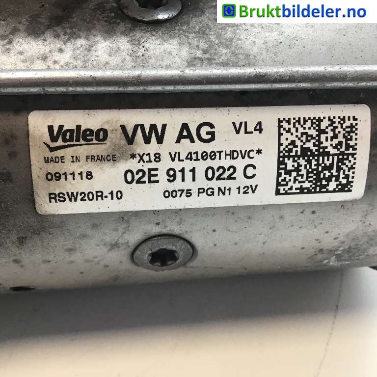 Starter diesel til Škoda Kodiaq 2017-->> (SKODA|02E 911 022 C|RSW20R-10|)