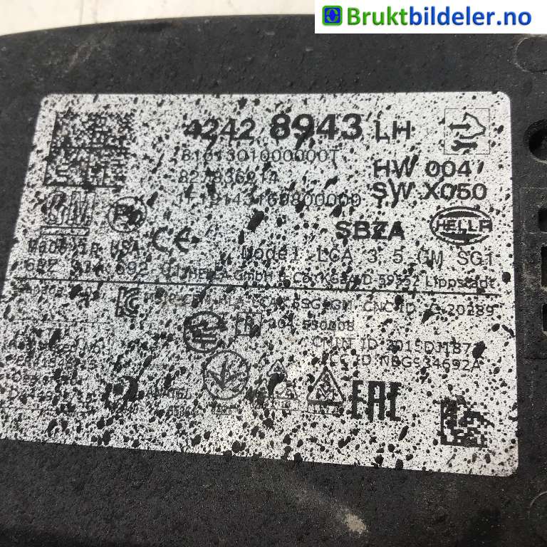 Sensor radar til Opel Ampera-e 2017-->> (Type II)  (OPEL|42428943|6PZ 934 692-01|)