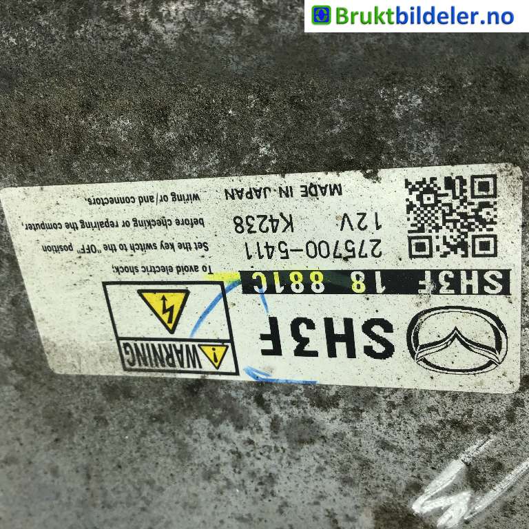 Styreenhet motor til Mazda CX-5 2012-2017 (Type I) (MAZDA|SH3F-18881C|275700-5411|)