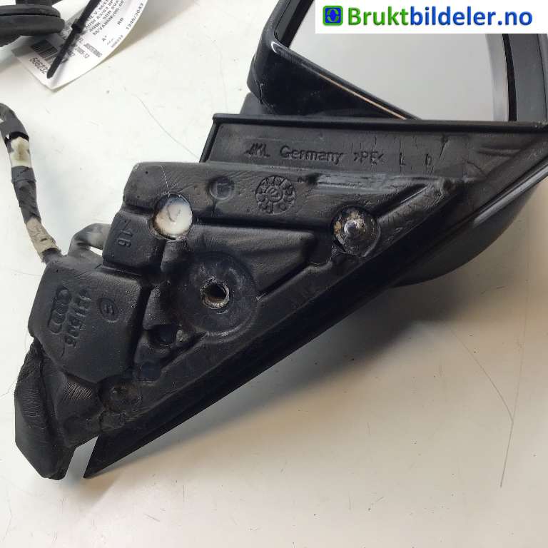 Speil venstre til Audi A3 2003-2008 (Type II, Fase 1)  (AUDI|8P1 858 531 K|)