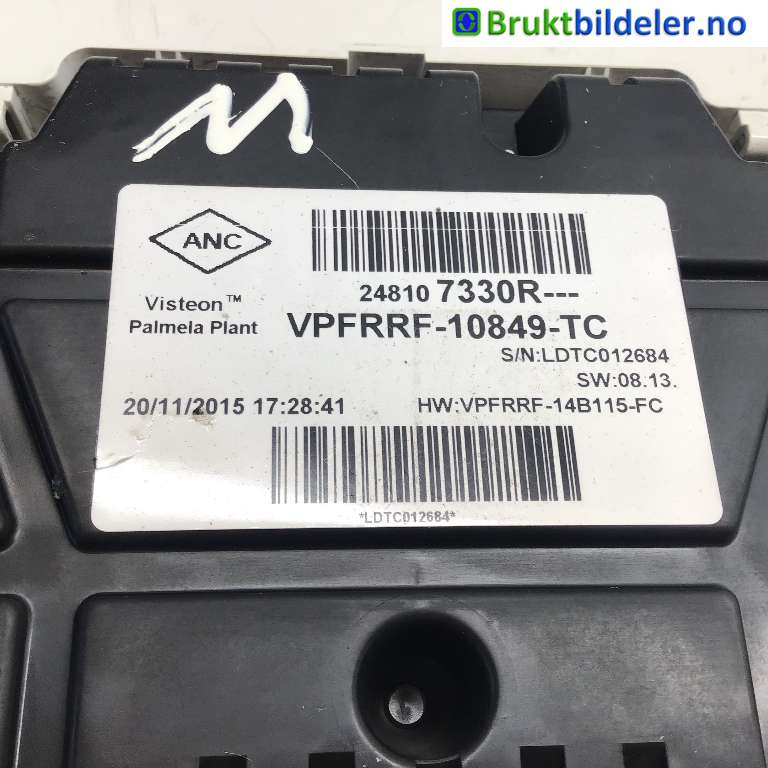 Instrumentpanel til Opel Vivaro B 2014-2019 (OPEL|248107330R|VPFRRF-10849-TC|)