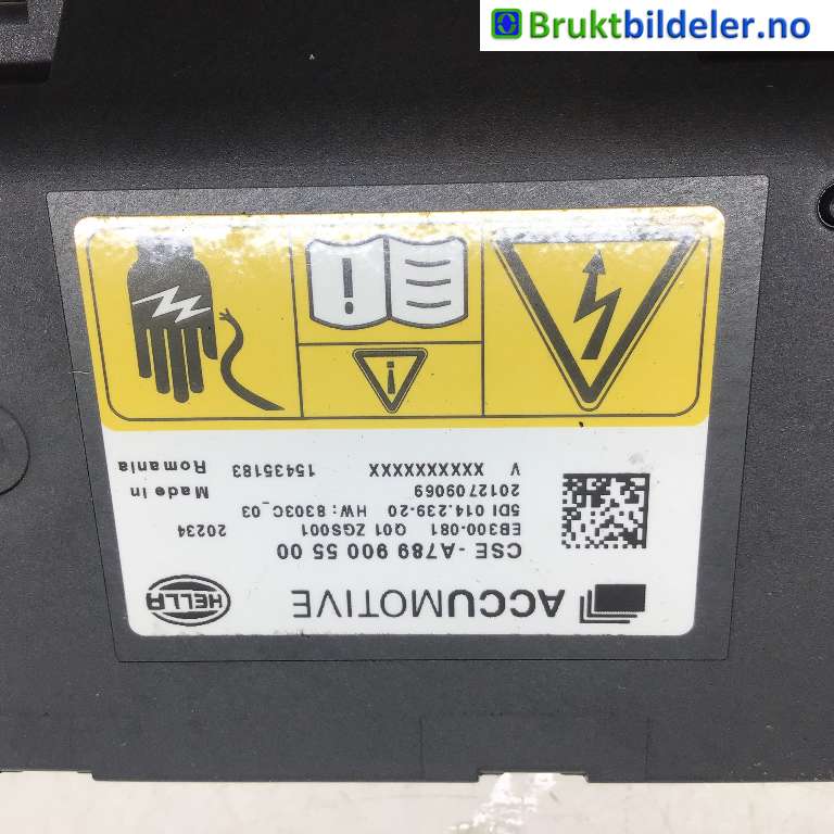 Styreenhet batteri til Mercedes EQC 2019-->>  (MERCEDES|A 789 900 55 00|5DI 014.239-20|EB300-081)