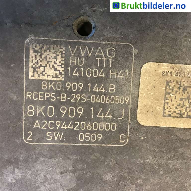 Tannstang elektrisk til Audi A4, 2007-2014 (Type IV) (B8) (B8) (AUDI|8K1 423 055 BR)