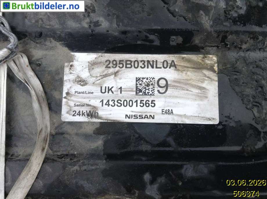 Batteripakke elbil til Nissan Leaf 2011-2017 (Type I)  (NISSAN|295B03NL0A|)