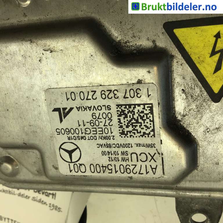 Styreenhet xenon/ballast til Mercedes C-Klasse 2011-2014 (Fase 2) (W204) (W204) (MERCEDES|A 172 901 54 00|1 307 329 270 01|)