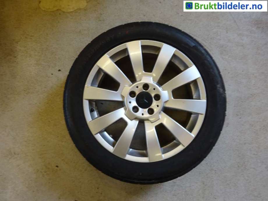Hjulsett aluminium sommer til Mercedes GLK 2008-2015 (X204) (X204) (MERCEDES|SONAR|7.5JX19 ET47 5X112|A 204 401 15 02)