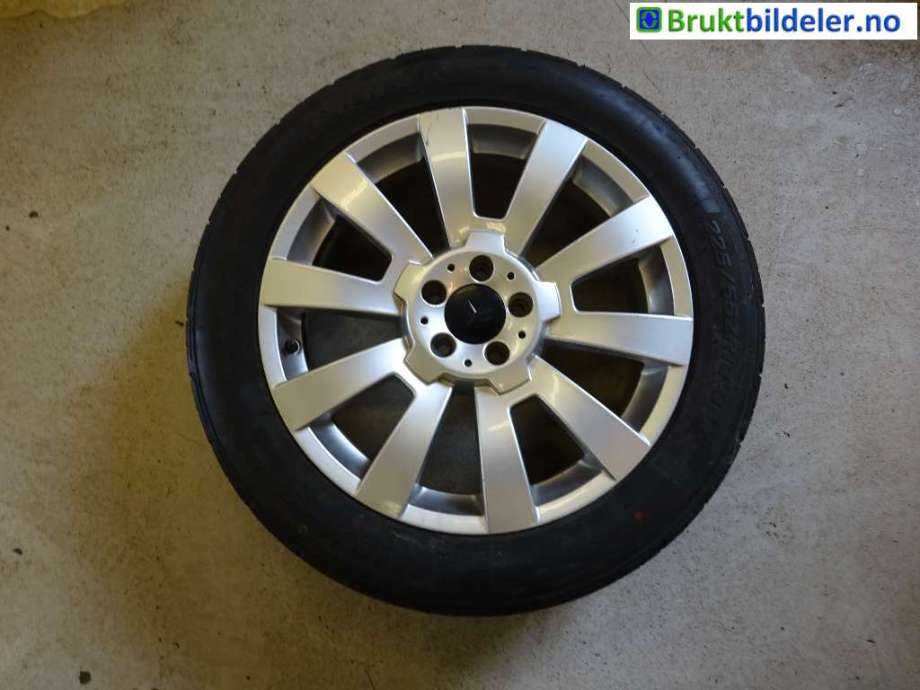Hjulsett aluminium sommer til Mercedes GLK 2008-2015 (X204) (X204) (MERCEDES|SONAR|7.5JX19 ET47 5X112|A 204 401 15 02)