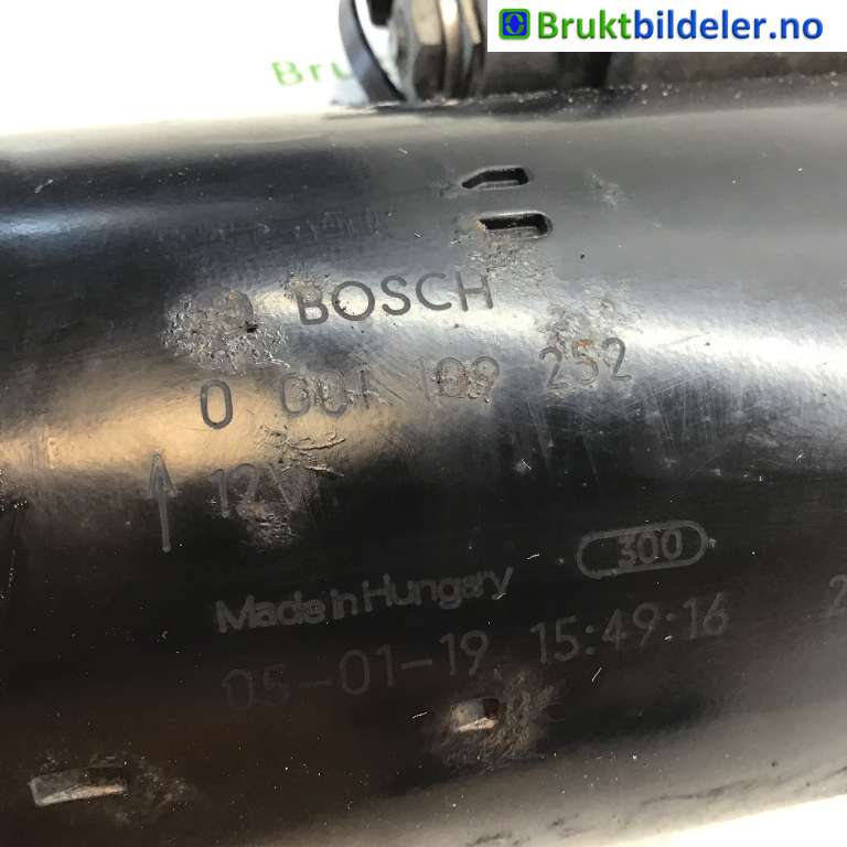 Starter diesel til Volvo S60 2005-2010 (Type I, Fase 2)  (VOLVO|36050276|0 001 109 252|)