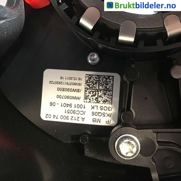 Bryter lys til Mercedes C-Klasse 2011-2014 (Fase 2) (W204) (W204) (MERCEDES|A 212 900 74 02|)