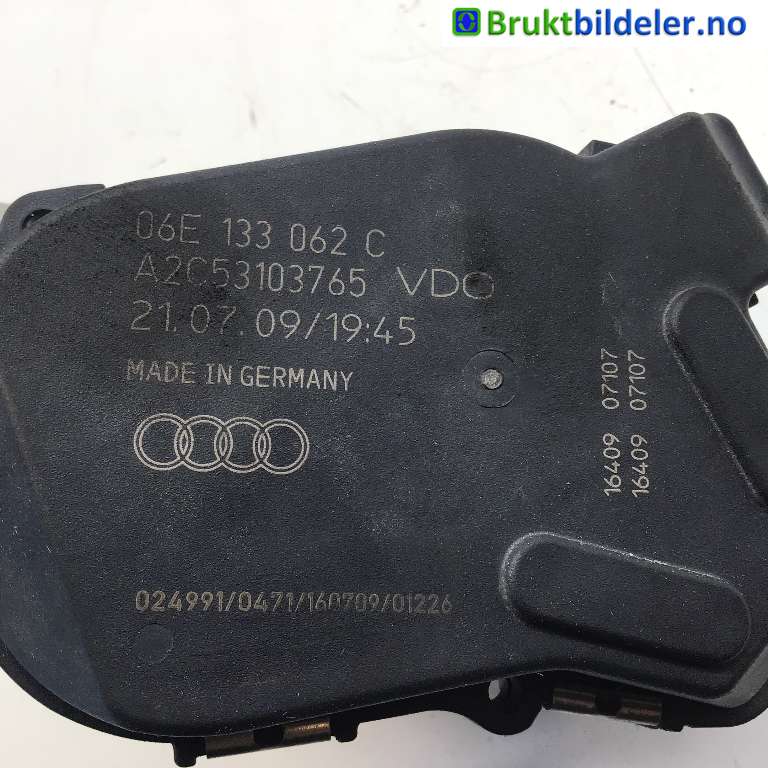 Spjeldhus til Audi A4 2007-2014 (Type IV) (B8) (B8) (AUDI|06E 133 062 C|A2C53103765|)