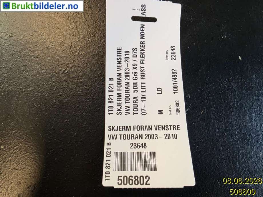 Skjerm høyre foran til Mercedes B-Klasse 2011-2018 (W246) (W246) (MERCEDES|A 242 880 02 18|)