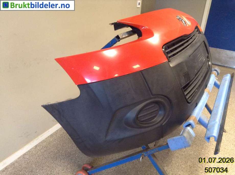 Støtfanger foran til Peugeot Partner 2008-2015 (Type II, Fase 1)  (PEUGEOT||16 083 241 80)