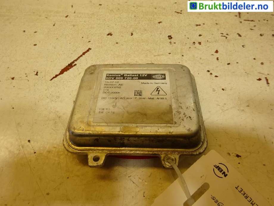 Styreenhet xenon/ballast til Opel Astra J 2010-2015  (OPEL||5DV 009 720-00|23000252)