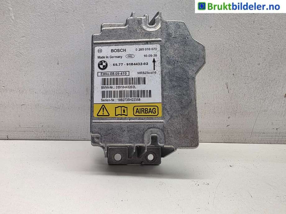 Airbag elektronikk til BMW 3-Serie 2005-2011 (E90/E91/E92/E93) (E90/E91/E92/E93) (BMW|65 77 9 184 432-02|)