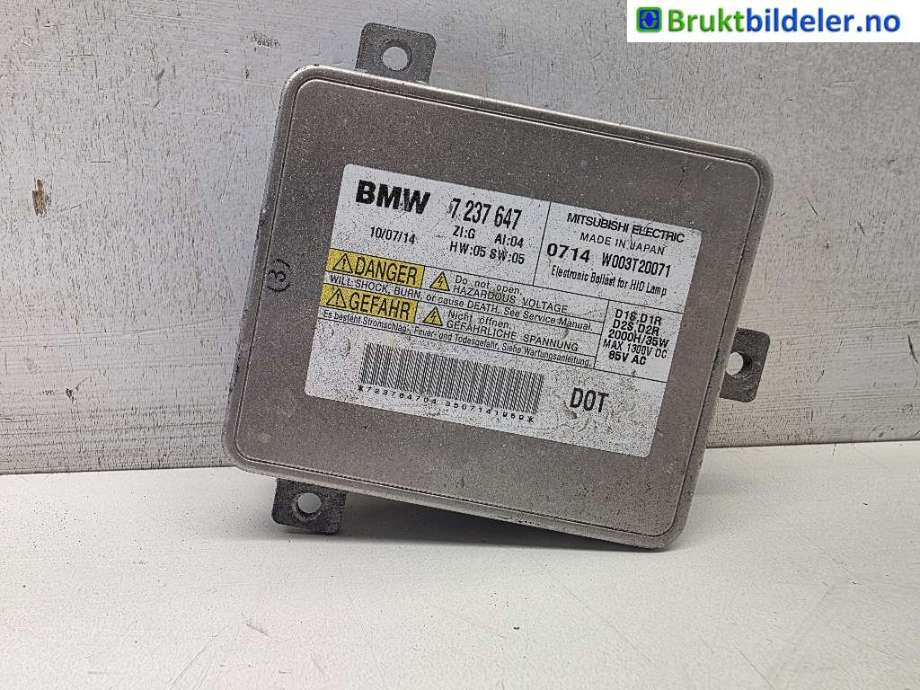 Styreenhet xenon/ballast til BMW 3-Serie, 2005-2011 (E90/E91/E92/E93) (E90/E91/E92/E93) (BMW|7 237 647)
