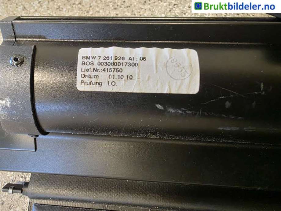 Bagasjerom rollon til BMW 3-Serie 2005-2011 (E90/E91/E92/E93) (E90/E91/E92/E93) (BMW|51 47 7 261 926||7 261 926)