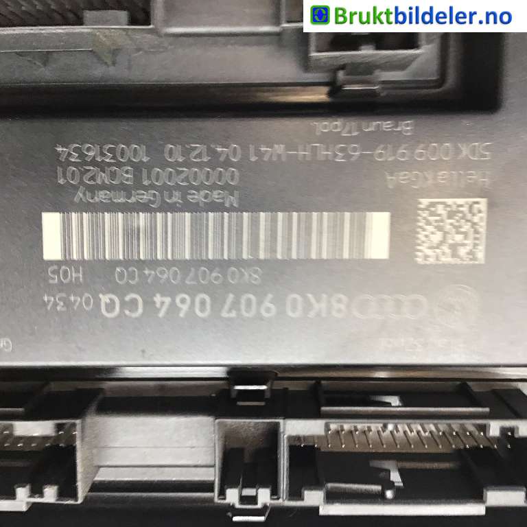 Styreenhet comfort (BCM) til Audi Q5 2008-2012 (Type I, Fase 1) (AUDI|8K0 907 064 CQ|5DK 009 919-63|)