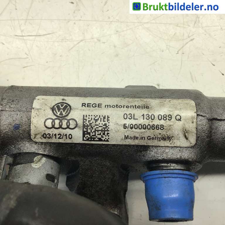 Dyseskinne (fuelrail) til Audi Q5 2008-2012 (Type I, Fase 1) (AUDI|03L 130 089 Q|5/00000668|)