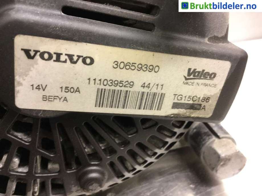 Dynamo til Volvo V70 2007-2013 (Type III, Fase 1)  (VOLVO|30659390|TG15C186|)