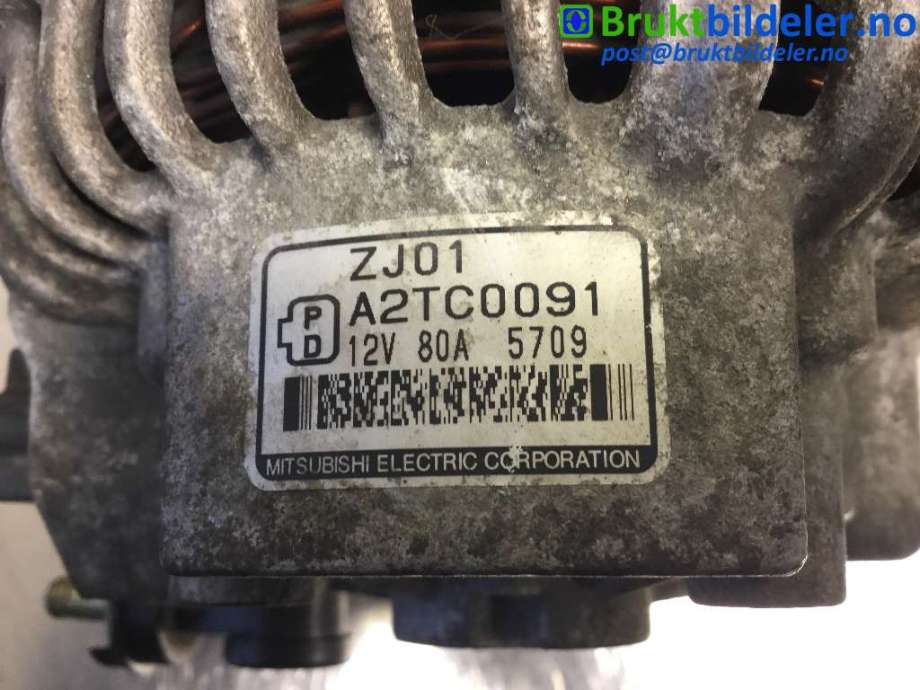 Dynamo til Mazda 3 2003-2005 (Type I, Fase 1)  (MAZDA|A2TC0091|ZJ01|)