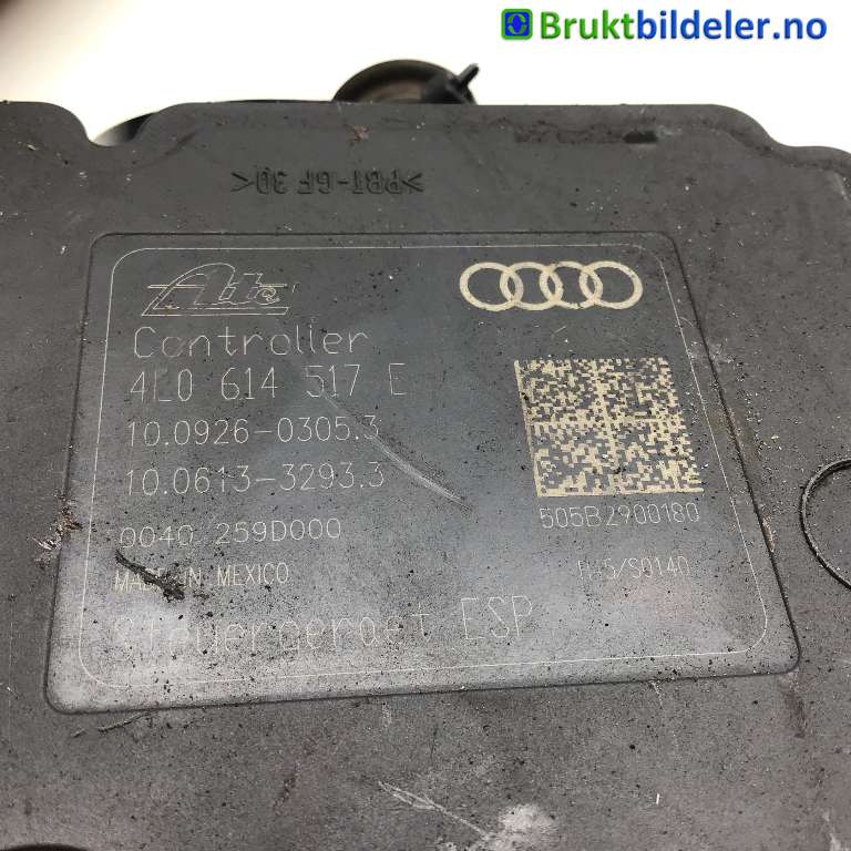 ABS sentral til Audi Q7 2006-2010 (Type I, Fase 1)  (AUDI|4L0 614 517 E|10.0212-0014.4|)