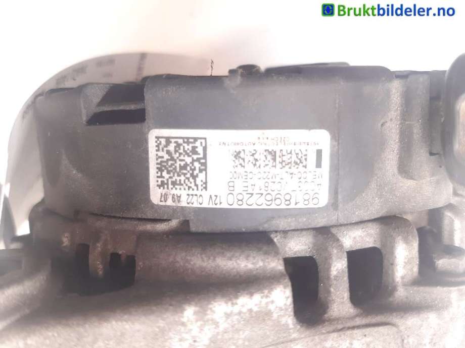 Dynamo til Peugeot Partner 2019-->> (Type III)  (PEUGEOT|9818962280|A003TV0281AE|)