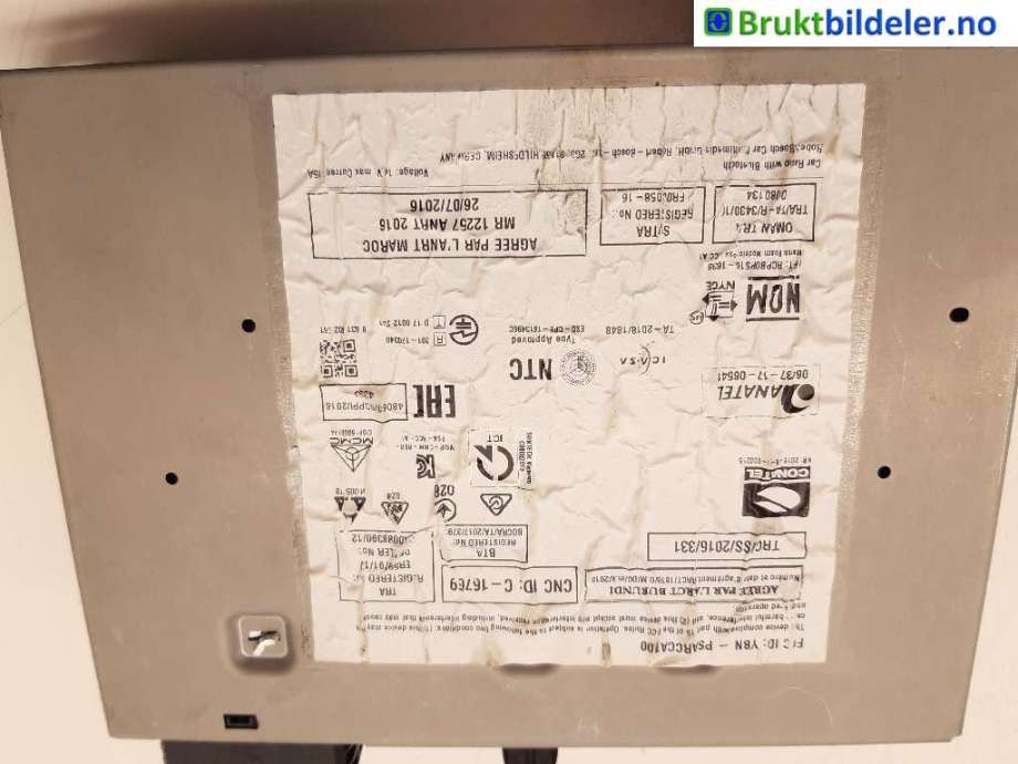 Bilstereo til Peugeot Partner 2019-->> (Type III) (PEUGEOT|9828709480|7 503 900 258|)