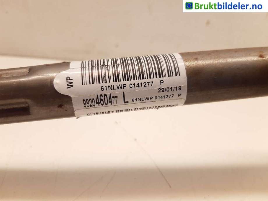 Rattaksel til Peugeot Partner 2019-->> (Type III)  (PEUGEOT|98 204 604 ZD|)