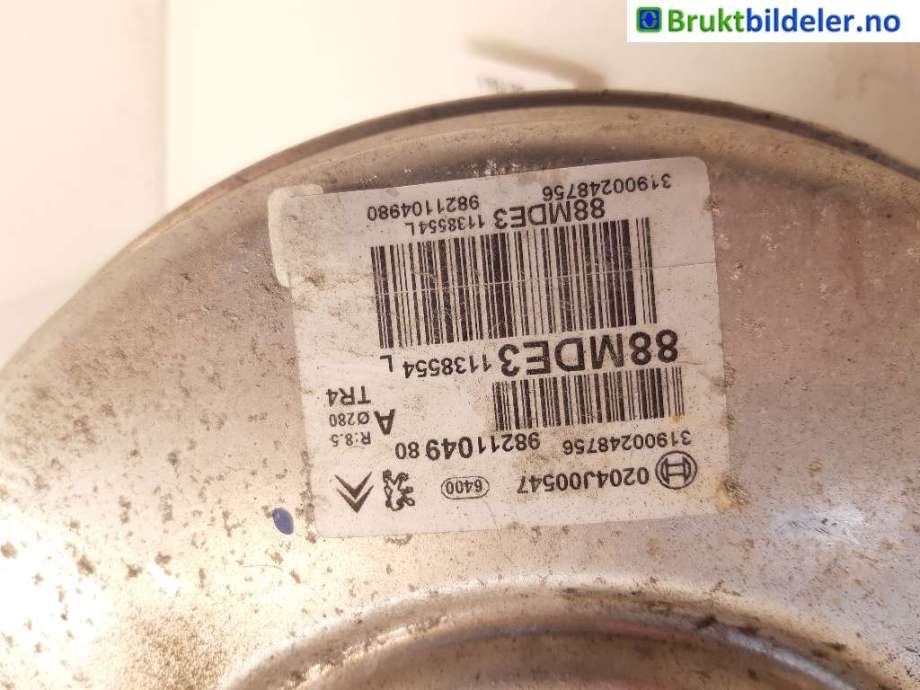 Bremsekraft-forsterker til Peugeot Partner 2019-->> (Type III) (PEUGEOT|9821104980|0 204 J00 547|)