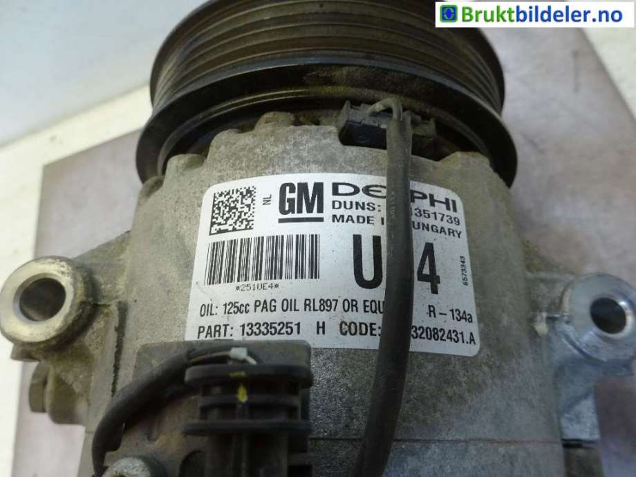 Aircondition kompressor til Opel Astra J 2010-2015 (OPEL|13335251|)