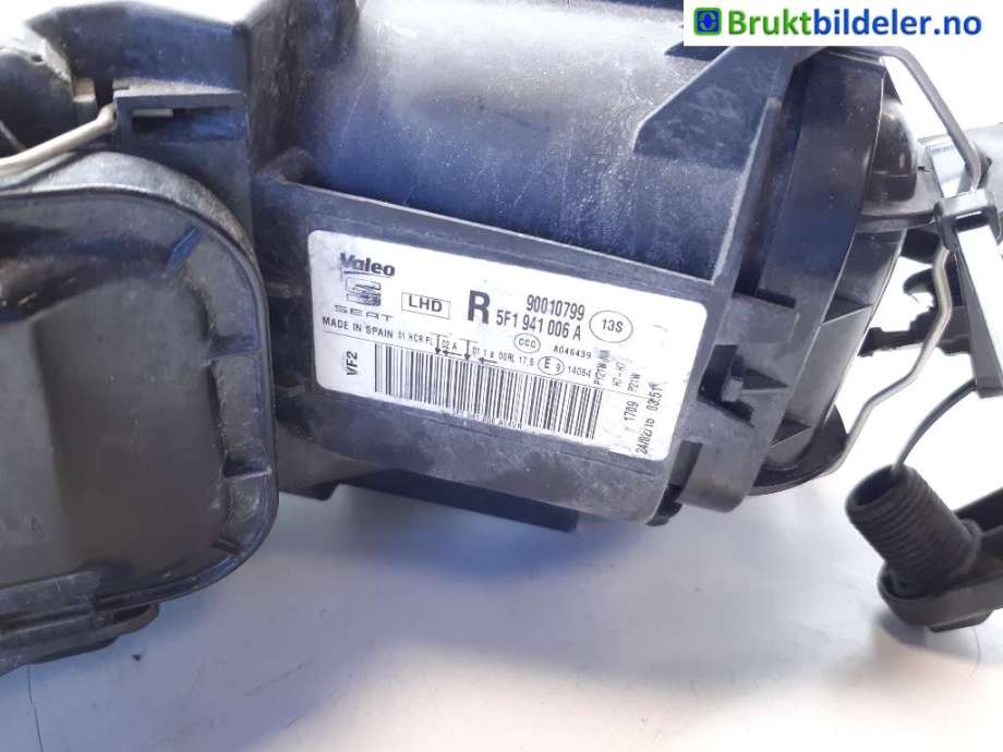 Frontlykt høyre halogen til Seat Leon 2013-2020 (Type III)  (5F1 941 006 A|)