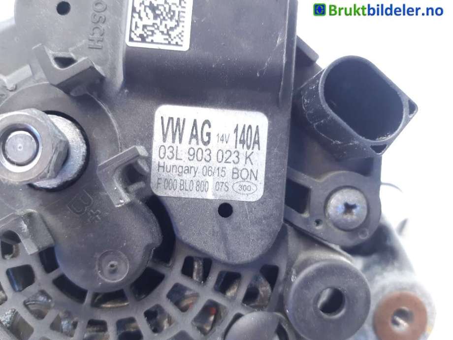 Dynamo til Seat Leon 2013-2020 (Type III)  (03L 903 023 K|F 000 BL0 800 07S|)