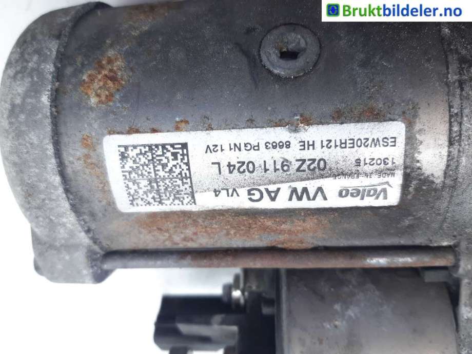 Starter diesel til Seat Leon 2013-2020 (Type III)  (02Z 911 024 L|ESW20ER121 HE|)