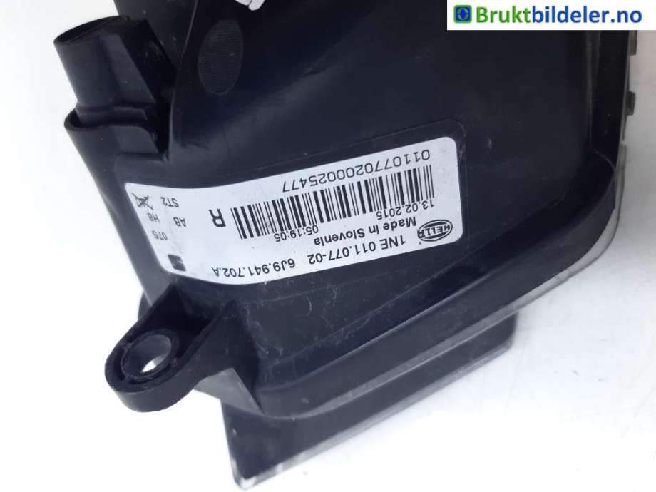 Tåkelykt høyre foran til Seat Leon 2013-2020 (Type III) (6J9 941 702 A|1NE 011.077-02|)