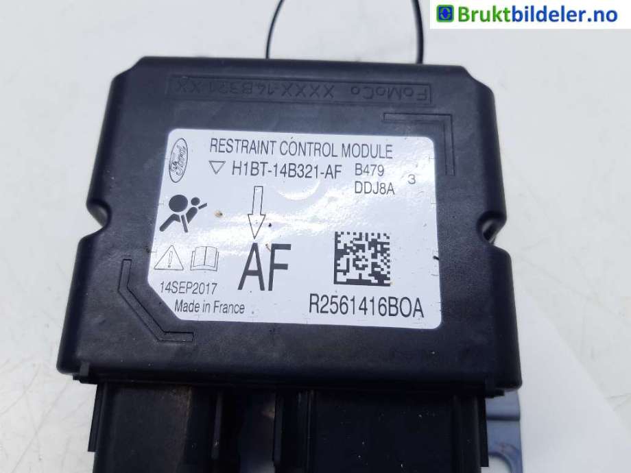 Airbag elektronikk til Ford Fiesta 2017-->> (Type VII)  (FORD|H1BT-14B321-AF|R2561416B0A|)
