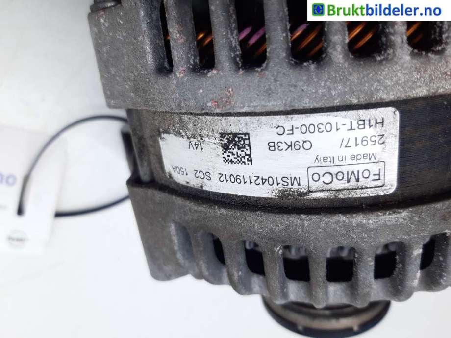 Dynamo til Ford Fiesta 2017-->> (Type VII)  (FORD|H1BT-10300-FC|MS1042119012|25917/Q9K3B)