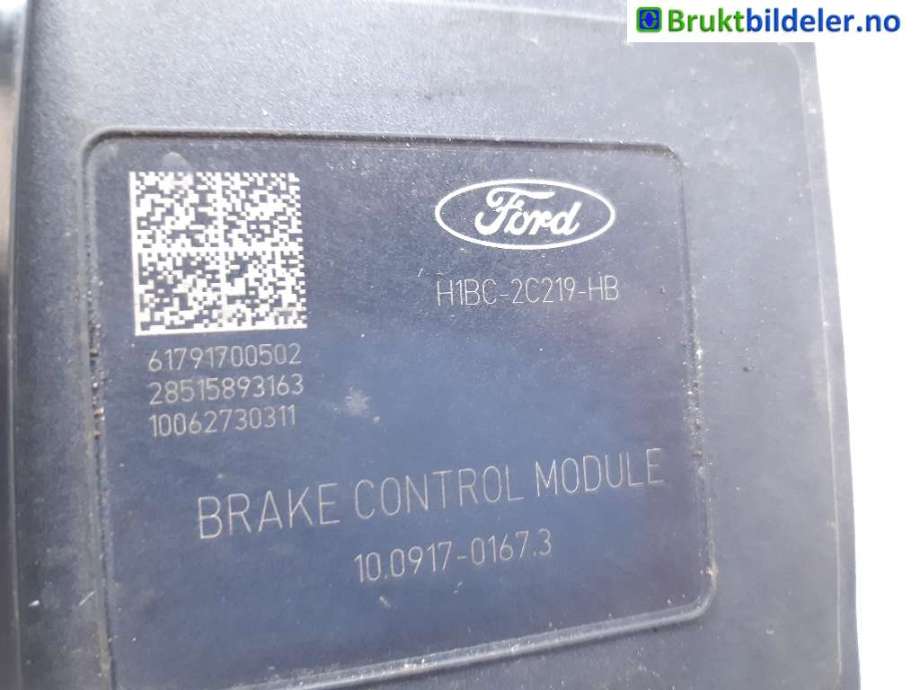 ABS sentral til Ford Fiesta 2017-->> (Type VII)  (FORD|H1BC-2B373-HB|10.0220-1276.4|H1BC-2C219-HB)
