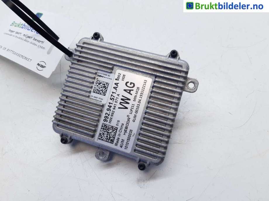 Styreenhet xenon/ballast til VW Transporter / Caravelle 2019-->> (T6.1) (T6.1) (VOLKSWAGEN|992 941 571 AA|10101500038|)
