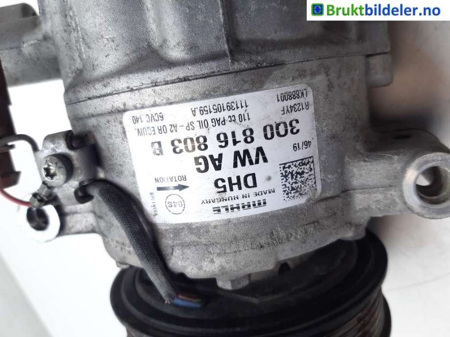 Aircondition kompressor til VW Transporter / Caravelle 2019-->> (T6.1) (T6.1) (VOLKSWAGEN|3Q0 816 803 B|11139105159A|)