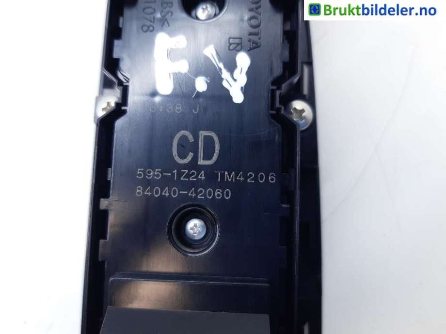 Bryter ruteheis til Toyota bZ4X 2022-->>  (TOYOTA|84040-42060|595-1Z24|TM4206)