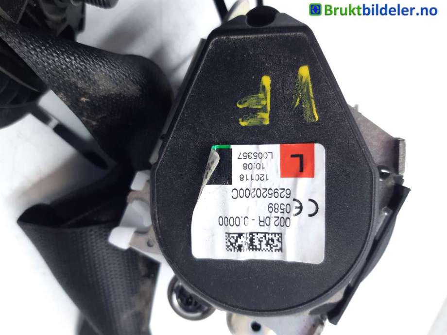 Sikkerhetsbelte foran venstre til Mercedes Vito 2014-->> (W447) (W447) (MERCEDES|A 447 860 36 85|629520200C|)