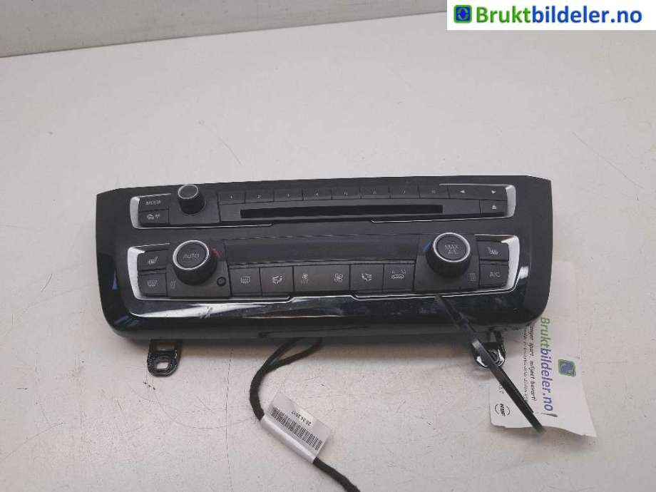 Varmeapparat betjening til BMW 3-Serie, 2012-2018 (F30/F31/F34) (F30/F31/F34) (BMW|64 11 9 287 337)